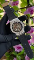 Hublot Automatic Gents Watch + Sanduku la Saa la Hublot Bure - 5
