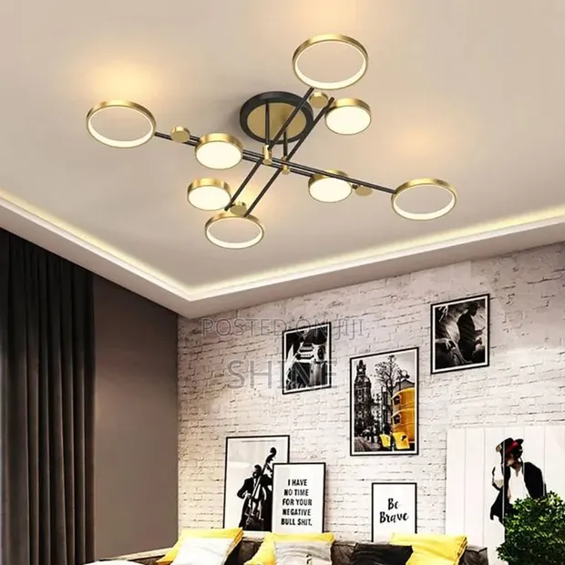 Modern Multi-Ring LED Chandelier - 1