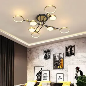 Modern Multi-Ring LED Chandelier