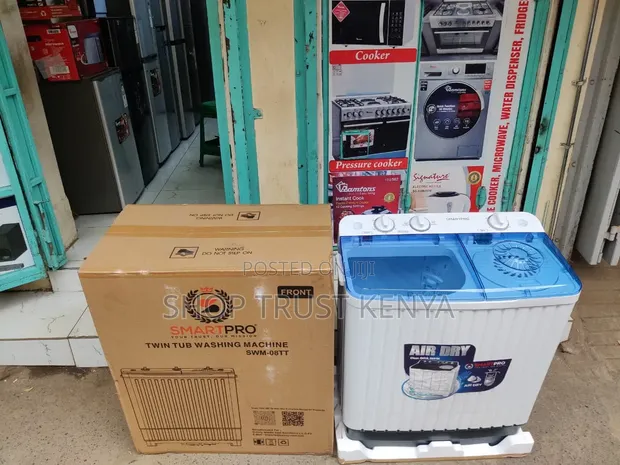 Smartpro Semi-Automatic Washing Machine Twin Tub 8kg - 1