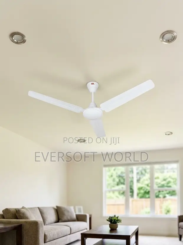 RR Fans Flomax Ceiling Fan - Nyeupe - 1