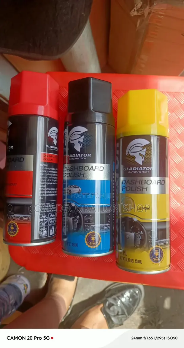 Gladiator Dashboard Polish Spray 3pcs 450ml - 1