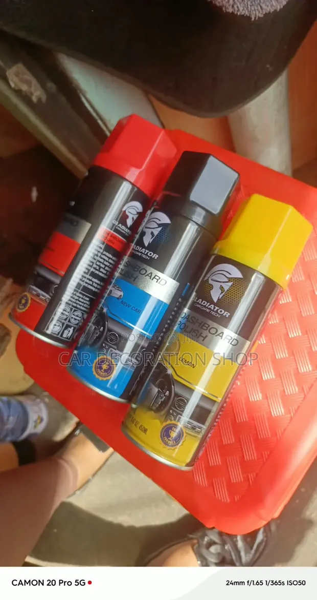 Gladiator 3pc Multi Surface Dashboard Spray Polish - 1