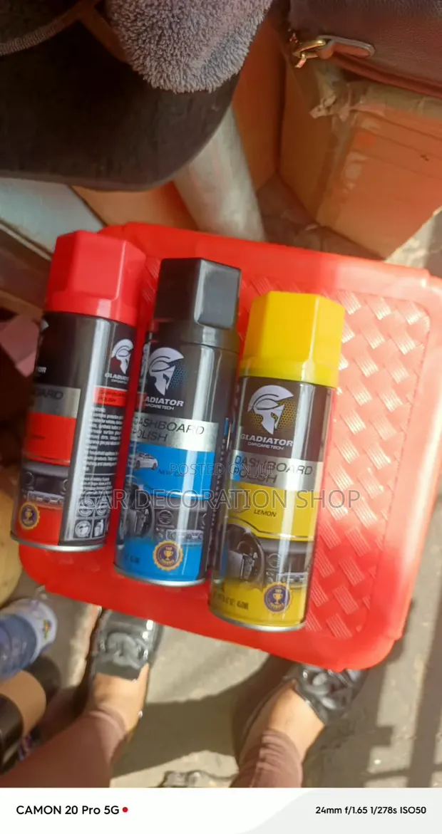 3pc Dashboard Polish - Removes Dust, Dirt, Protects from Fading/Cracking - 1