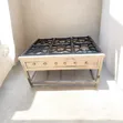 Commercial 6-Burner Stainless Steel Gas Cooker - 2