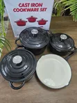 7-Piece Enamel Cast Iron Cookware Set - 1