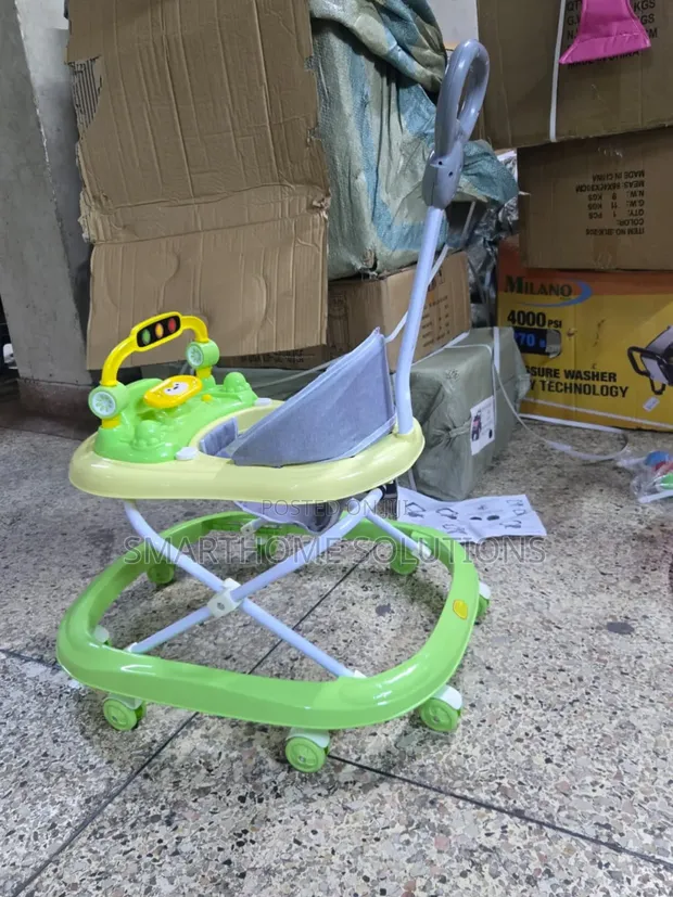 Baby Walker with Handle - Brand New - 1