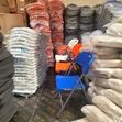 Industrial Foldable Plastic Chairs (Blue/Orange) - 2