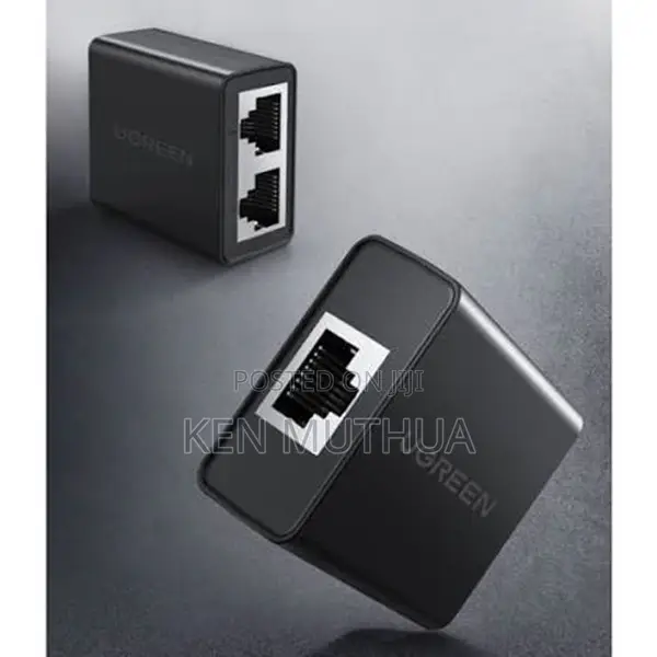 UGREEN CM210 RJ45 Splitter Adapter 2 Pack (Black) - 1