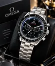 Omega Automatic Watch ya Kiume ya Kifahari + Sanduku la Omega Bure - 1
