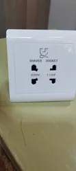 Single Twin Shaver Socket - 2