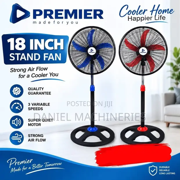 Premier Stand Fan ya Inch 18 - 1
