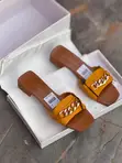 Zara Brown Chain Slide Sandals - 1