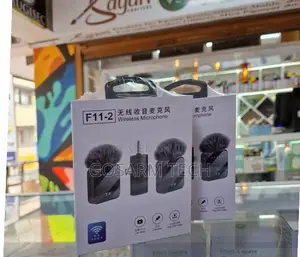 F11-2 Wireless Lavalier Microphone for Content Creation