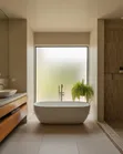 Excel Deco Frosted Window Film kwa Ajili ya Faragha ya Bafuni - 1