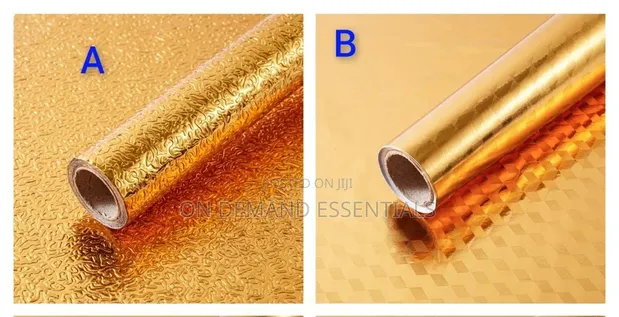 Gold Aluminium Foil Liner ya Meza ya Jikoni - 1