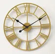 Modern Oversized Roman Numeral Wall Clock - 3