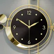 Modern Metal Digital Wall Clock - Gold - 2