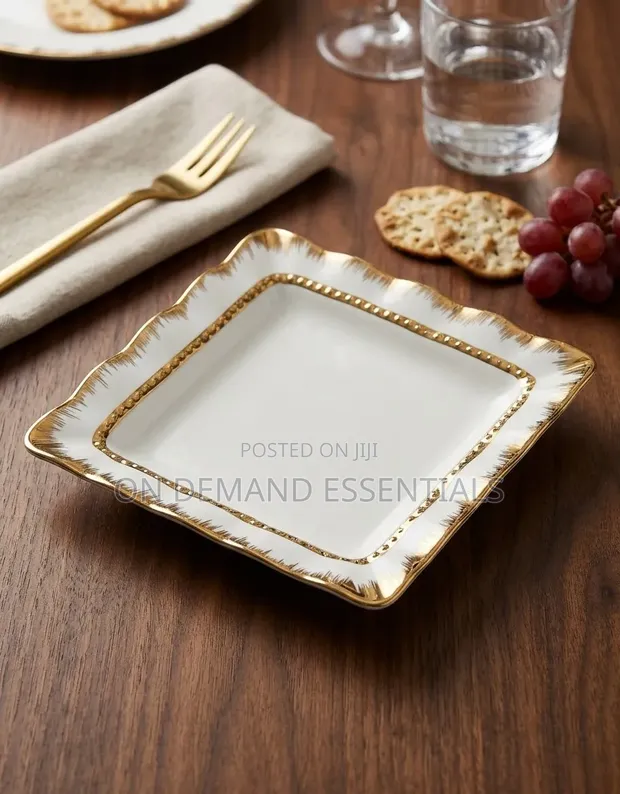 Gold Detail Side Plate (Set of 6) - 1