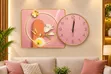 Elegant Wall Clock & Wall Art Set - 5