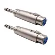 2pcs TRS to XLR Female Adapter - 1