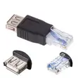 Ethernet RJ45 kwa USB A Female Network Adapter - 1