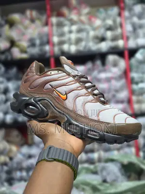 Nike Air Max Plus "Baroque Brown / Safety Orange"