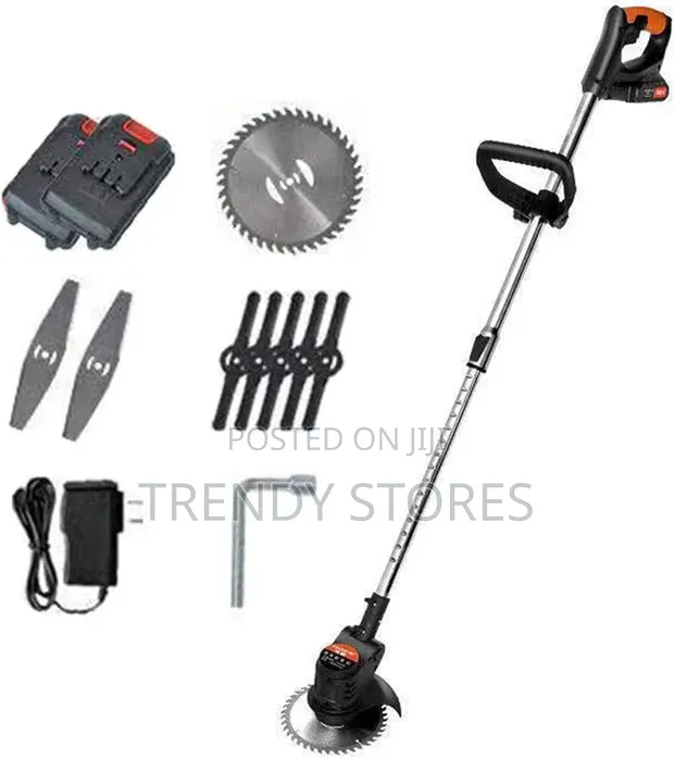 Rechargeable Lawn Mower - 2 Batteries, 9 Blades - 1