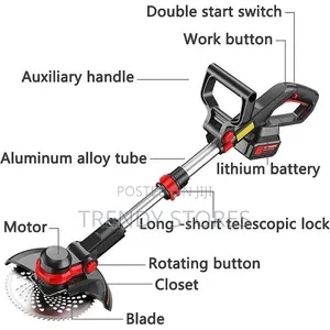 9 Blades Rechargeable Lawn Mower