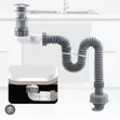 Magic Bend Drain - Space Saving Sink Accessory - 2