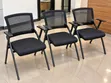 Modern Mesh Office Visitor Chair - Black - 1