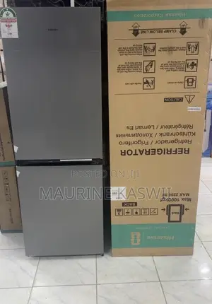 Friji la Hisense 230L Double Door na Freezer Chini