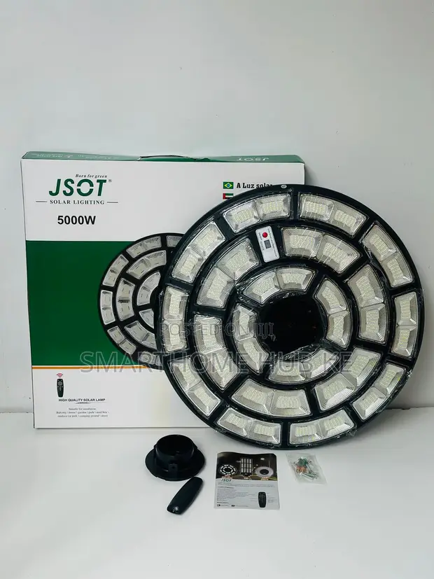 5000W UFO Solar Round Streetlight - 1