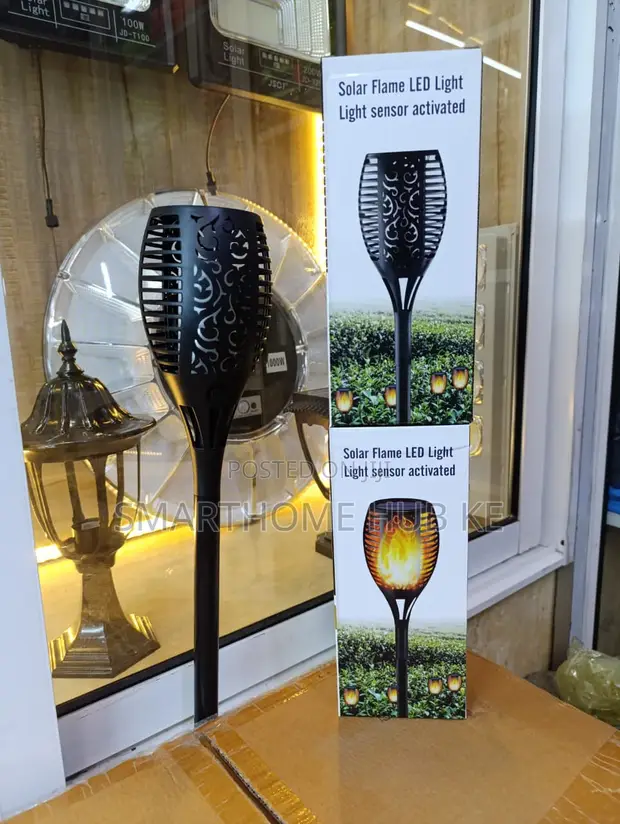 Solar Flame Garden Lights - 1