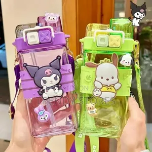 Partitioned Disney Sanrio Melody & Kuromi Double Water Bottle 520ml