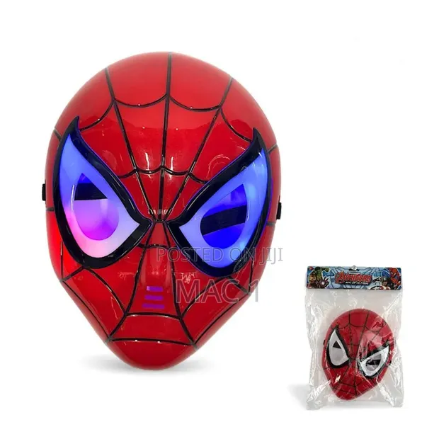 Maski ya Mtoto ya Spider-Man - Macho Yanayowaka - 1