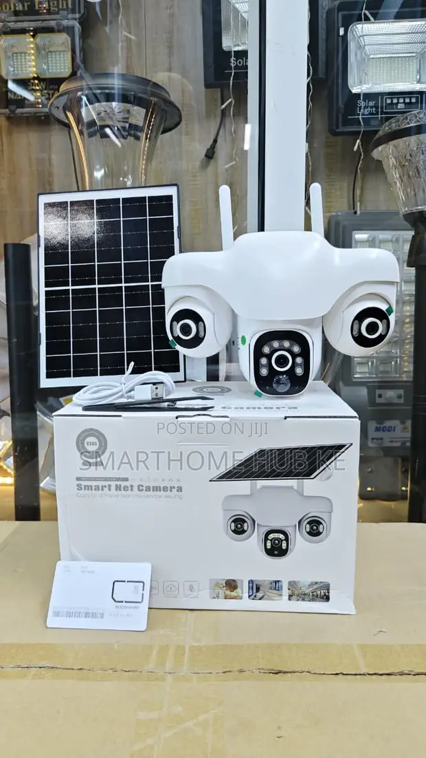 Kamera ya 4G Triple Lens Solar PTZ - 1