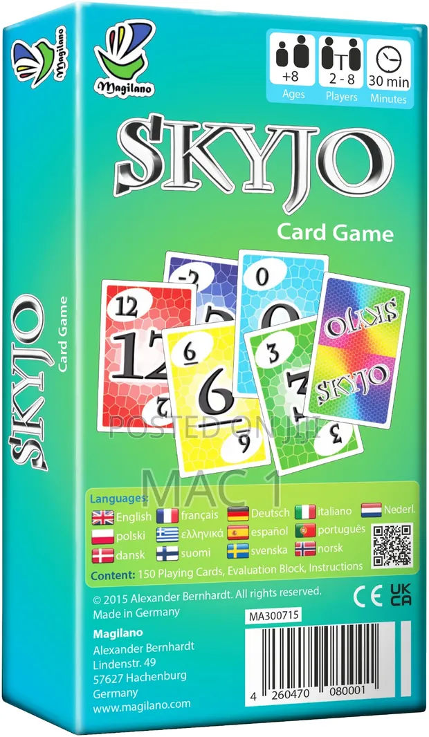 Skyjo Strategy Card Game for Kids and Adults - 1
