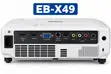 Epson EB-X49 Projector 3LCD, 3600 Lumens, XGA - 2