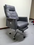 Executive Office Chair Recliner - Brown/Black - 3