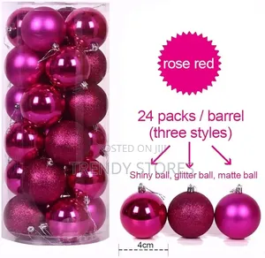 24pcs Tree Decor Balls (4cm)