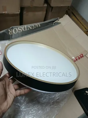 Black/Gold Full Moon Globe Lights - 300mm