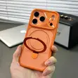 PC Soft Touch Magnetic Kickstand Case for iPhone 17 Pro Max - 1
