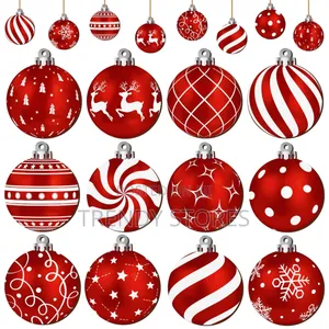 Christmas Wooden Ornaments (12pcs)