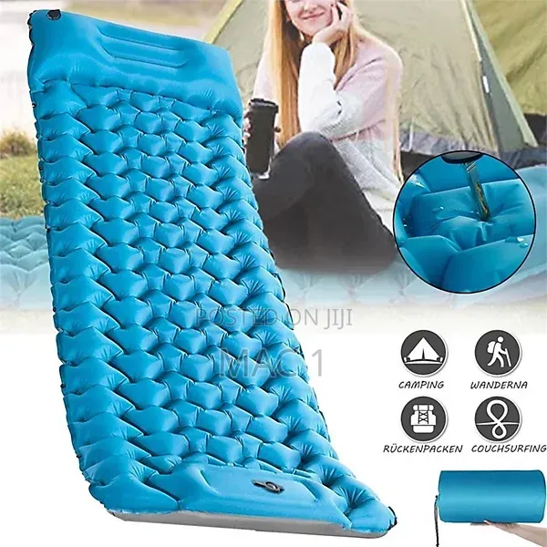 Ultralight Inflatable Camping Sleeping Pad yenye Pillow - 1
