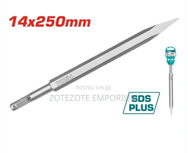 Total SDS Plus Chisel-Pointed 14x250mm - 1