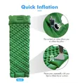 Single Inflatable Mattress Bed for Camping & Guests - 1