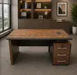 1.2m Executive Brown Office Desk - 2