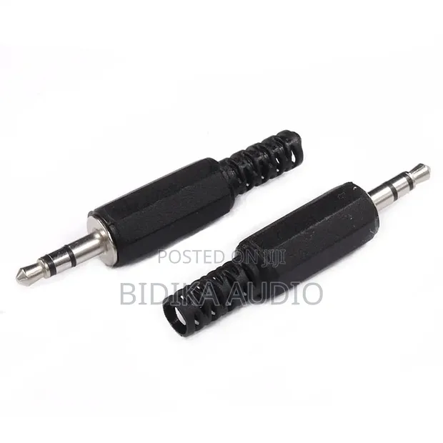3.5mm Plastiki Stereo Headphone Jack Plug Welding Line Microphone - 1