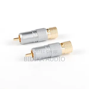 Hifi Audio RCA Plug - Solderless, Copper Yote